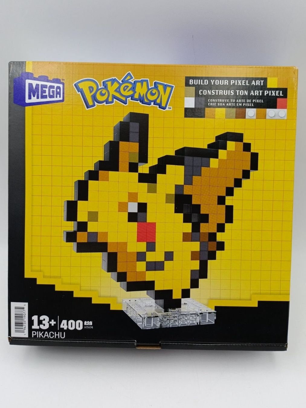 Mega Baukästen: Mega Pokemon Pikachu, Pixel Art Klemmbausteine – Neu und originalverpackt aus Wil SG von Donaldus