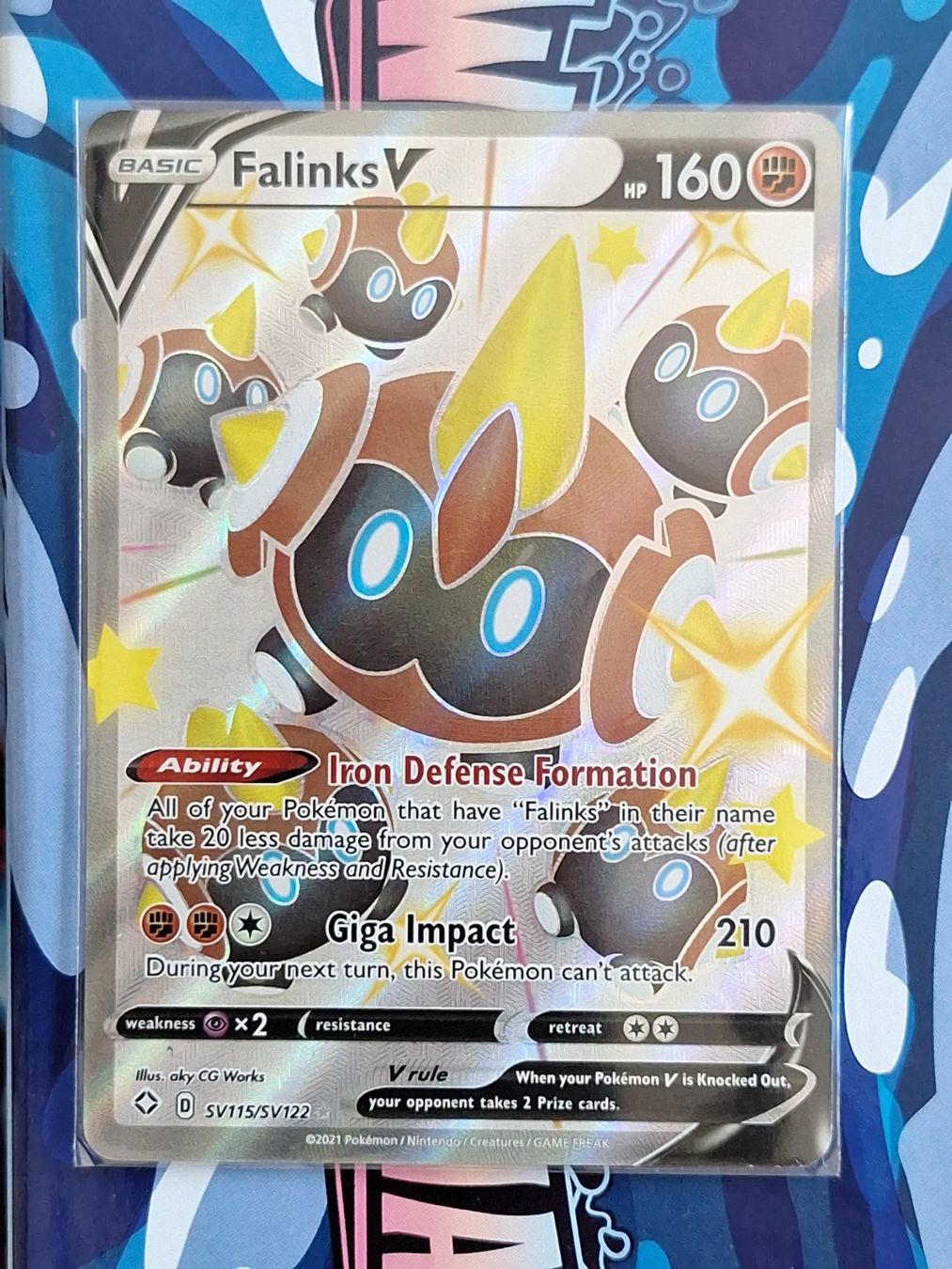 Pokémon Carte collezionabili: falinks V - Shiny - Shining Fates - #4 – Usato da Altstätten SG venduto da GGsGameshop