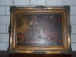 1 Gemälde, Oel auf Leinwand