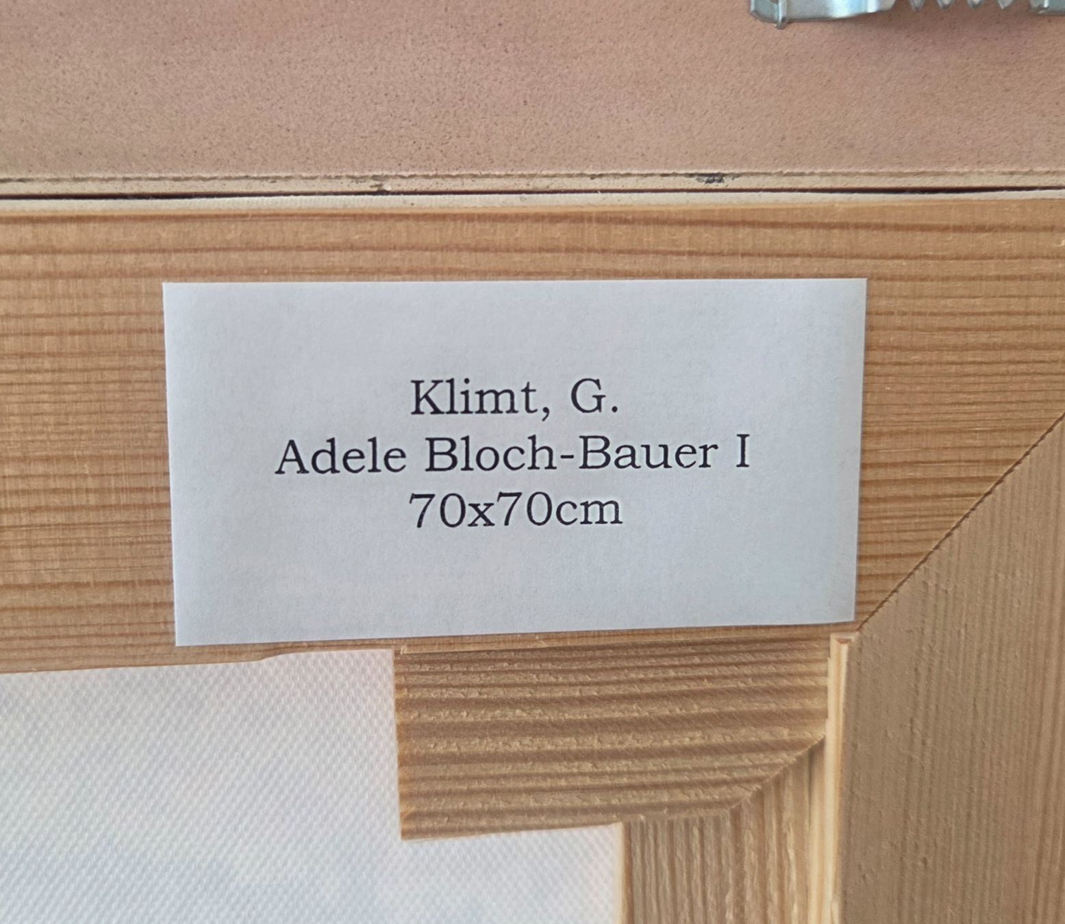 Poster & Bilder: Klimt-Reproduktion "Adele Bloch-Bauer" – Gebraucht aus Meggen von Gogii 2
