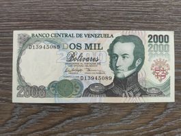 Venezuela 2'000 Bolivares 1998 !!!!!