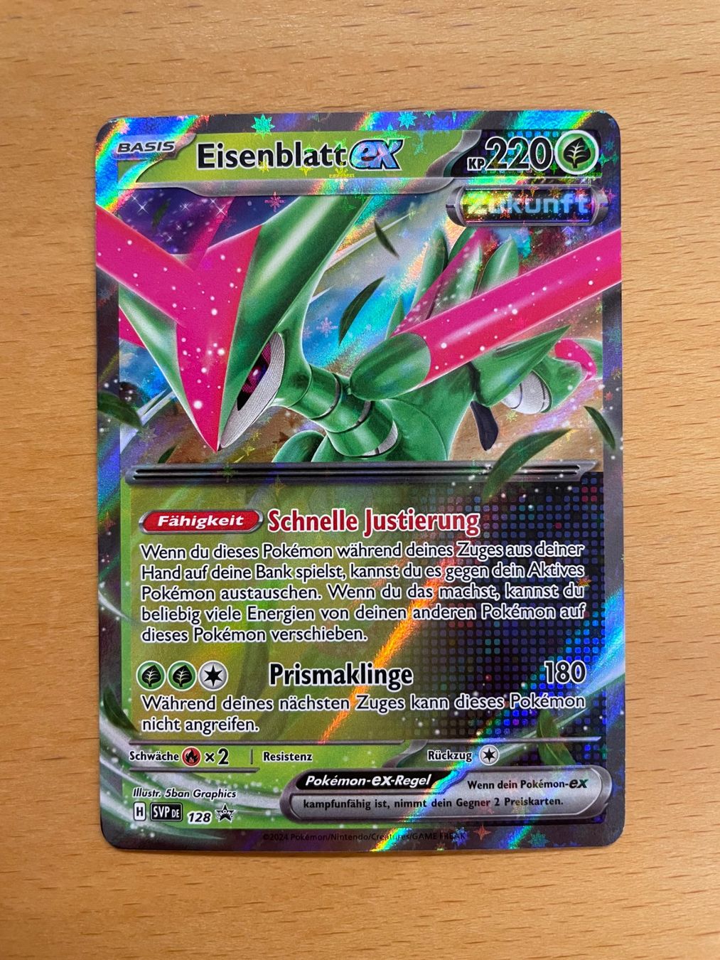 Pokémon Carte collezionabili: Pokemon Eisenblatt eX (Versand gratis) – Nuovo (secondo la descrizione) da Chur venduto da Angerson