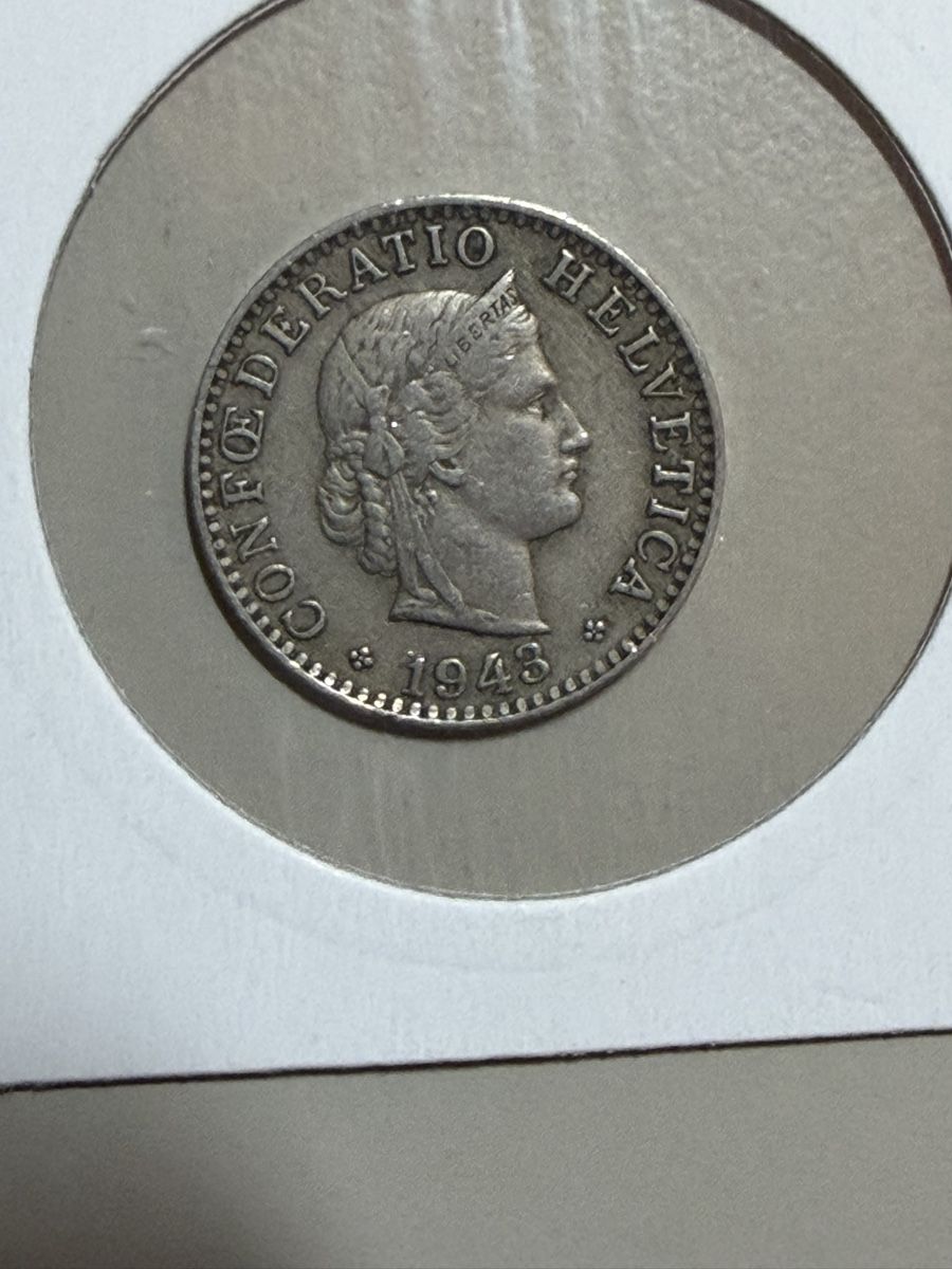 Alle Münzen: CHF 0.20 - 1943 – Gebraucht aus Payerne von Mike1682 1