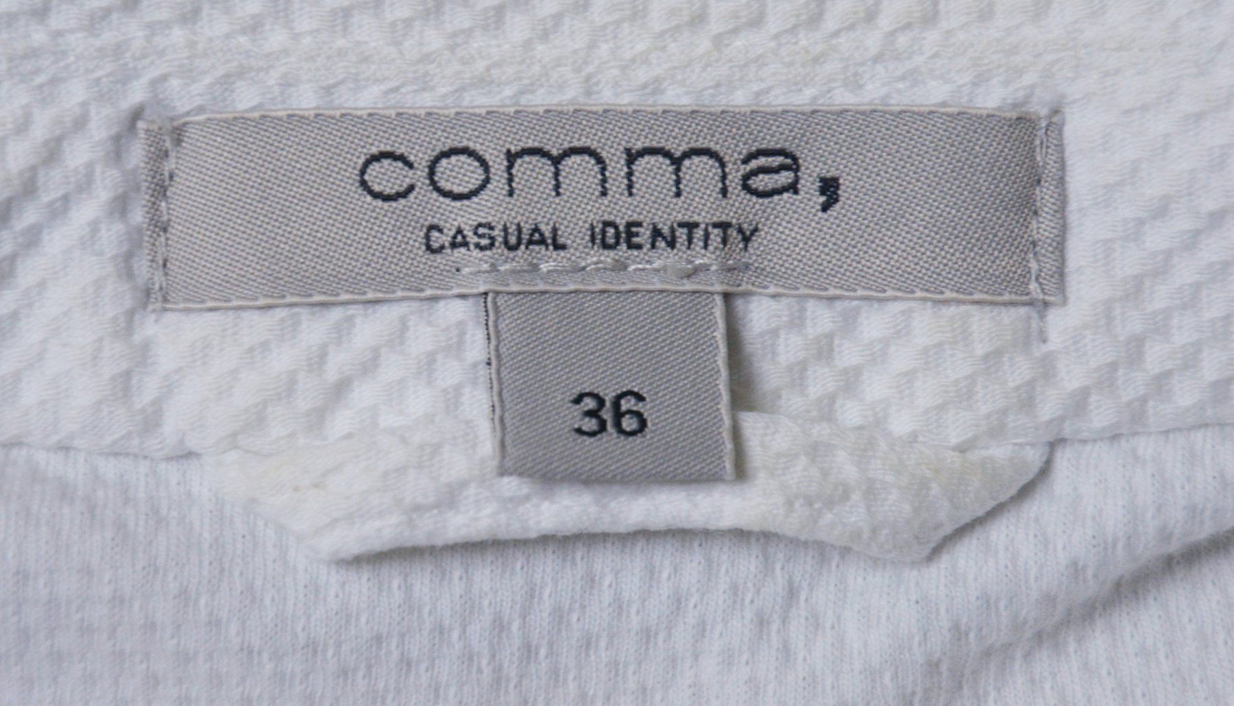 Comma Giacche: leichter, weisser Shirt-Blazer von Comma – Usato da Niederhasli venduto da littledrop 3