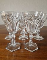 10 Weingläser Kristallglas Val Saint lambert