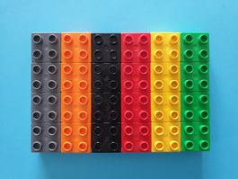 Lego Duplo (K24) 24 Bausteine 2x2 Noppen