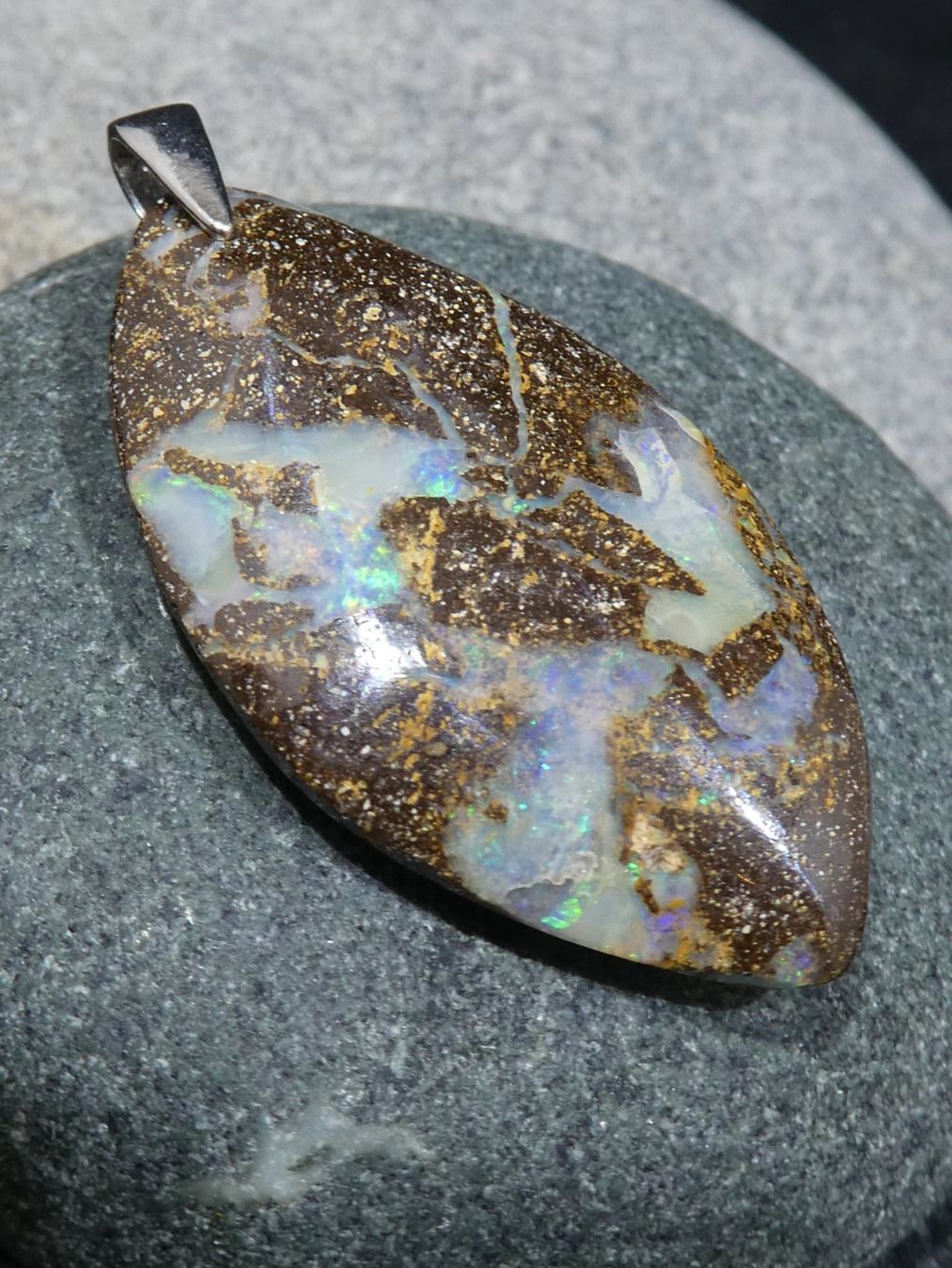 Ciondoli: Anhänger Boulder Opal. – Nuovo (secondo la descrizione) da Niederbüren venduto da Raphael014 3