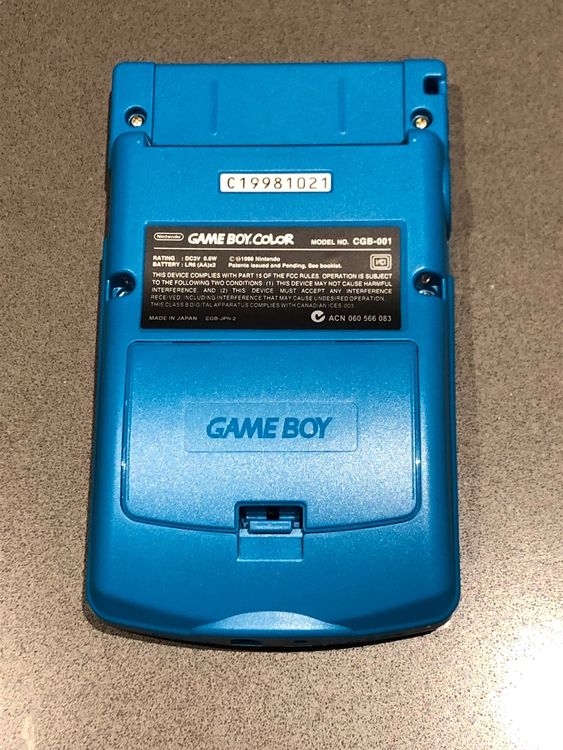 Gameboy Color Light türkis (Gebraucht) in Dürrenäsch für CHF 175 – mit ...