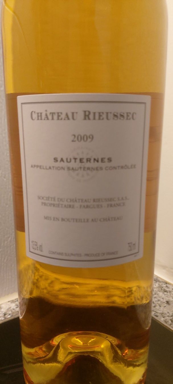 Vino: Chateau Rieussec 2009 – Nuovo (secondo la descrizione) da Grenchen venduto da poggione 5