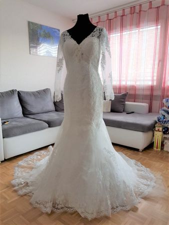EIGNER Brautkleid Gr. 40, IVORY - AUSVERKAUF!!!