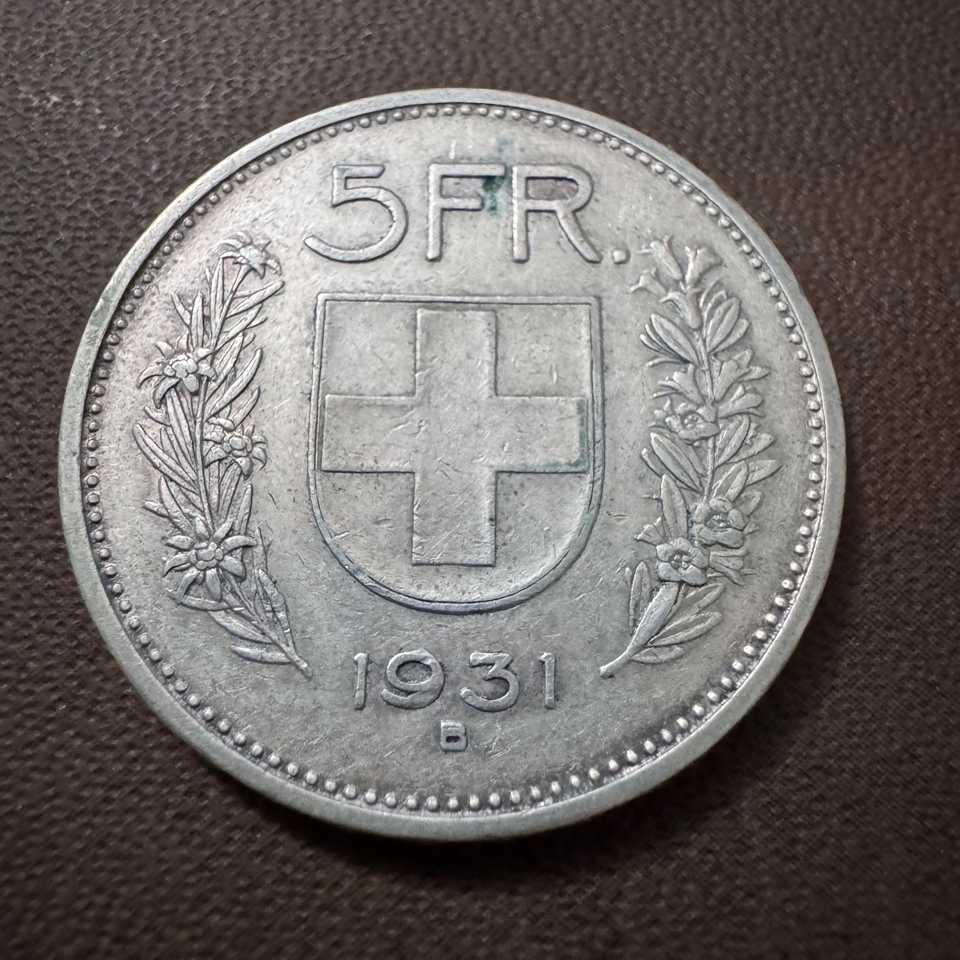 Tutti le monete: Pièce de 5 francs de 1931 – Usato da La Chaux-de-Fonds venduto da bus_c6cn