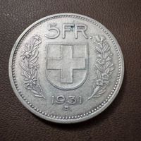 Pièce de 5 francs de 1931