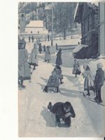St. Moritz Dorf 1909 mit Stabstempel St. Moritz-Dorf