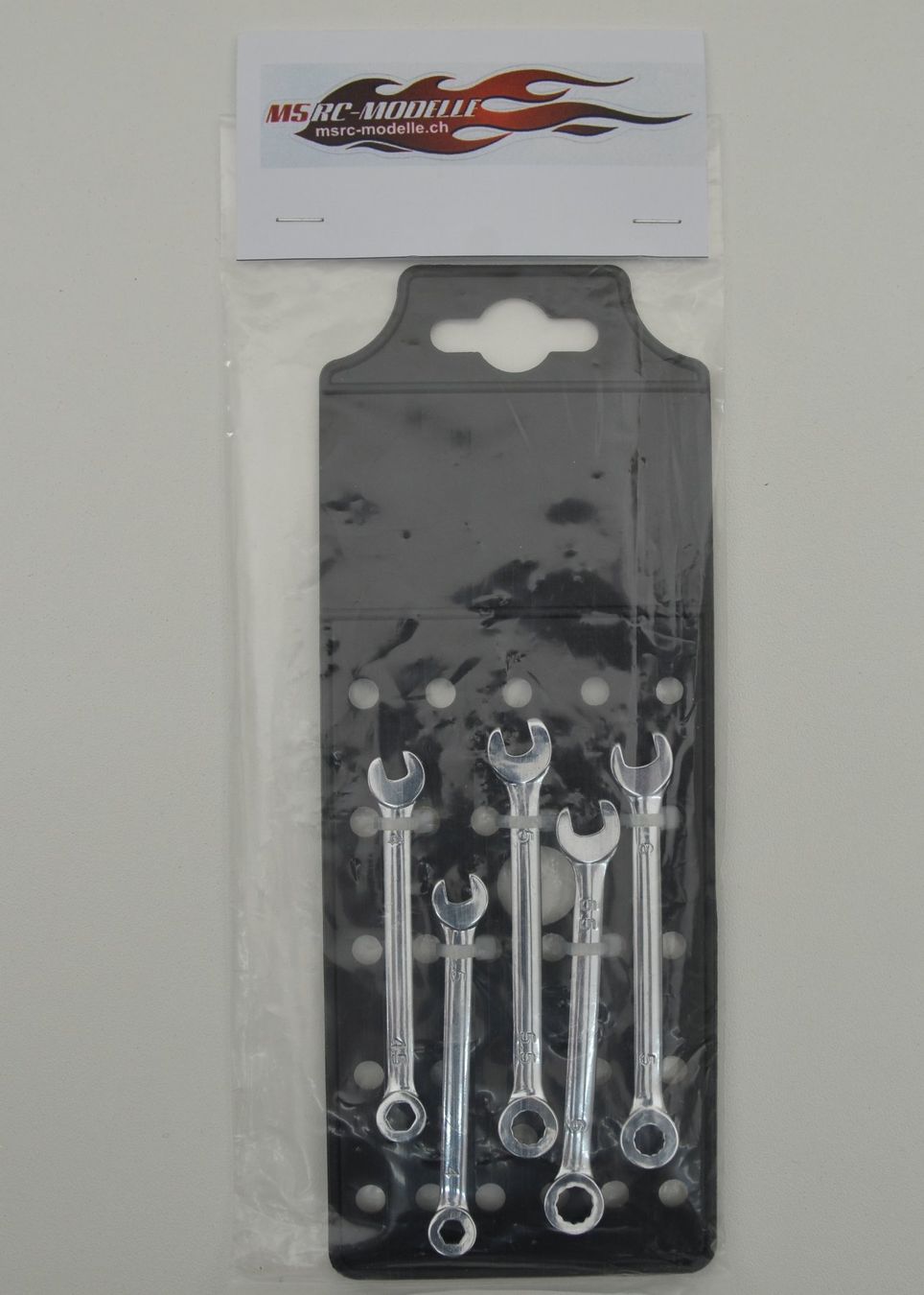 Modellismo RC: Mini Ring- Gabelschlüssel Set 5-tlg. – Nuovo e nell'imballaggio originale da Rüti ZH venduto da MSRC_Modelle