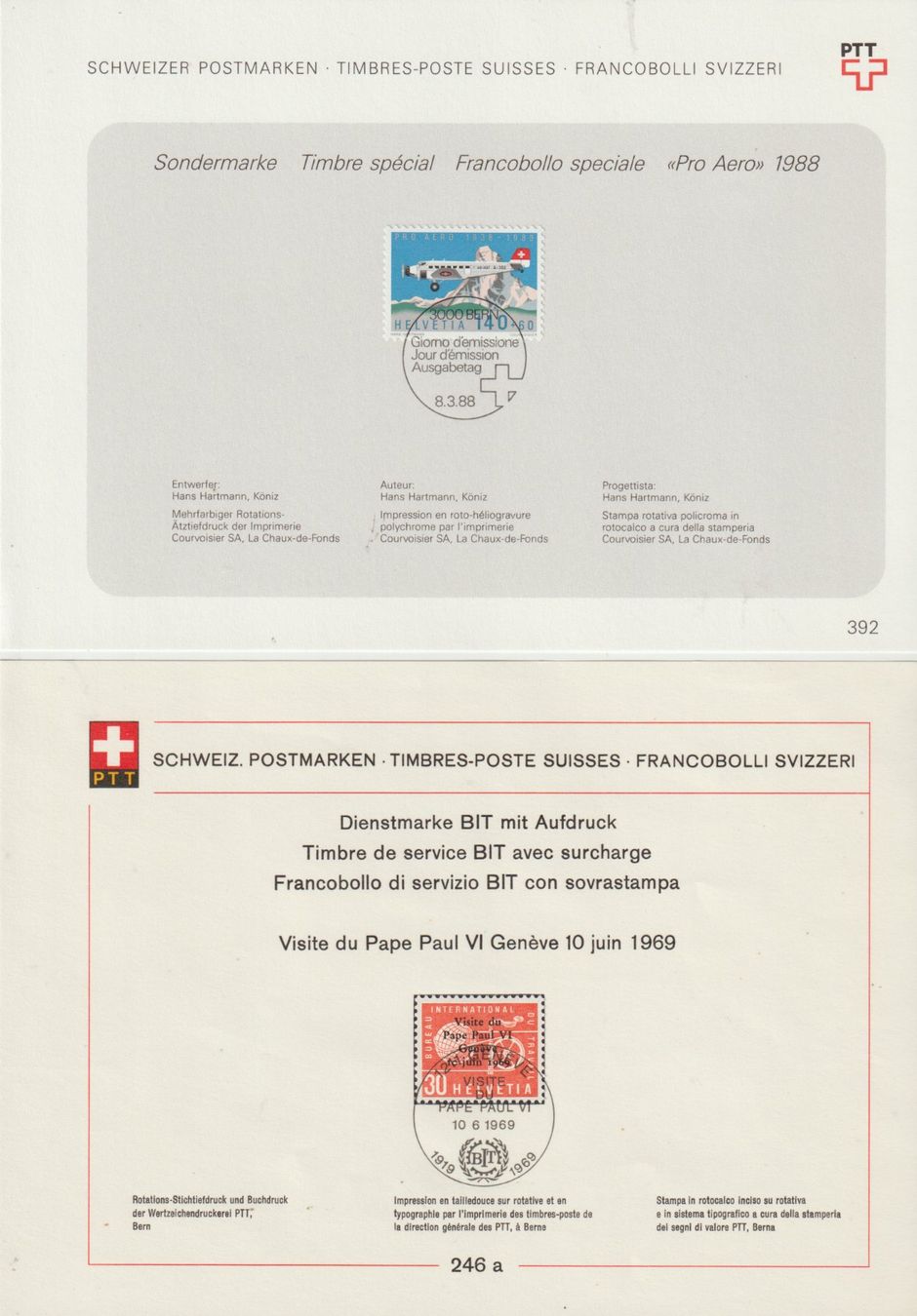 Tutti i francobolli: CH :spéciaux suisses PTT – Usato da Crans-Montana venduto da kira56 2