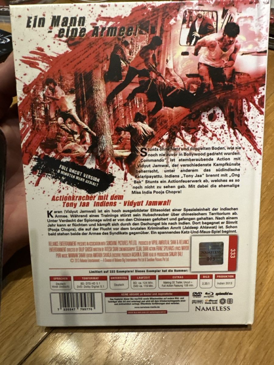 Tutti i DVDs: Commando Mediabook Neu Nameless – Nuovo e nell'imballaggio originale da Benken ZH venduto da Audi-erich 1