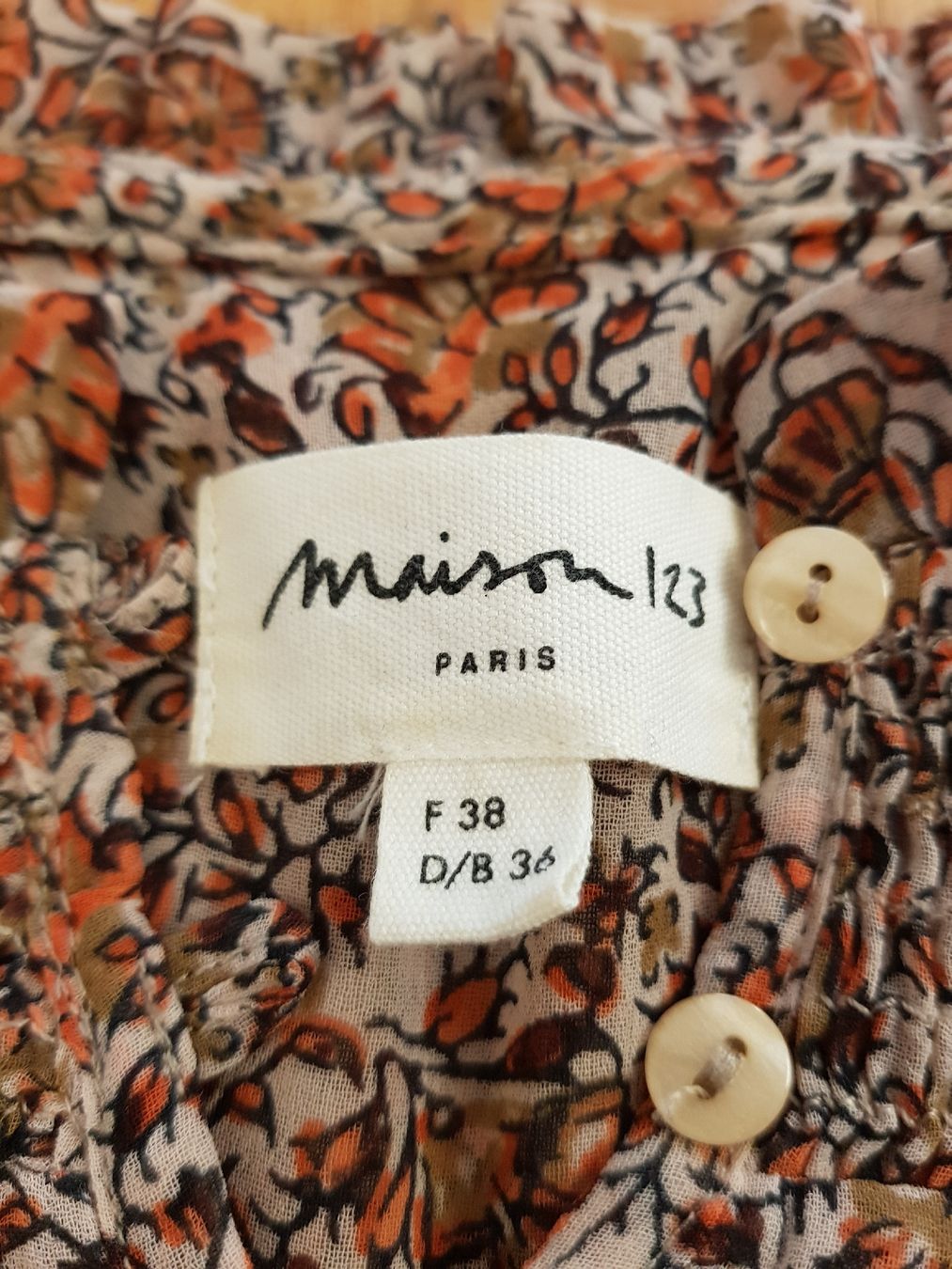 Maison 123 Camicette: Chemisier Maison 123 Paris, Taille 36 – Usato da Veyrier venduto da sosozizou 3