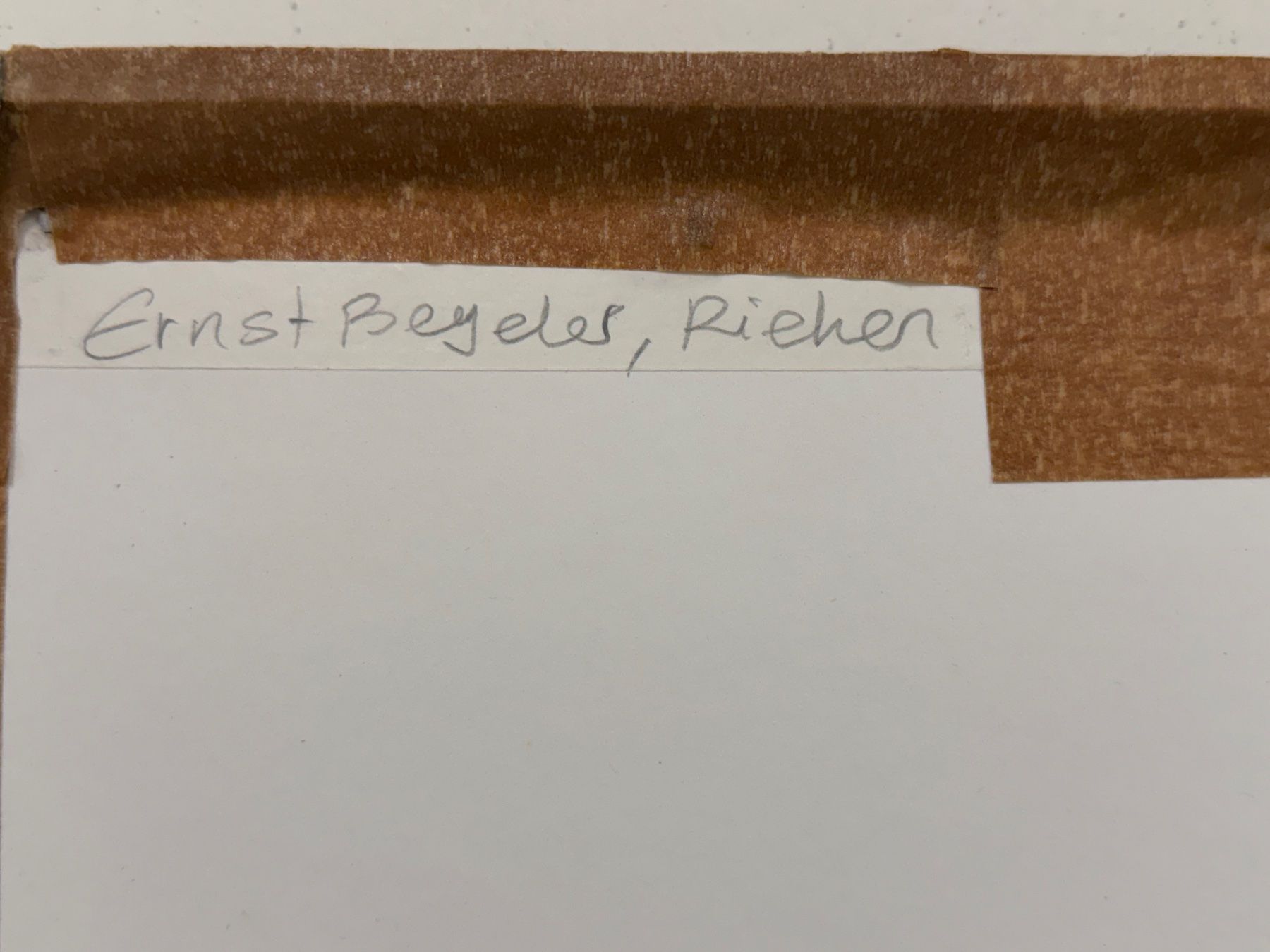 Gemälde: Ernst Beyeler Basel Riehen – Gebraucht aus Basel von PAUL_ART 8