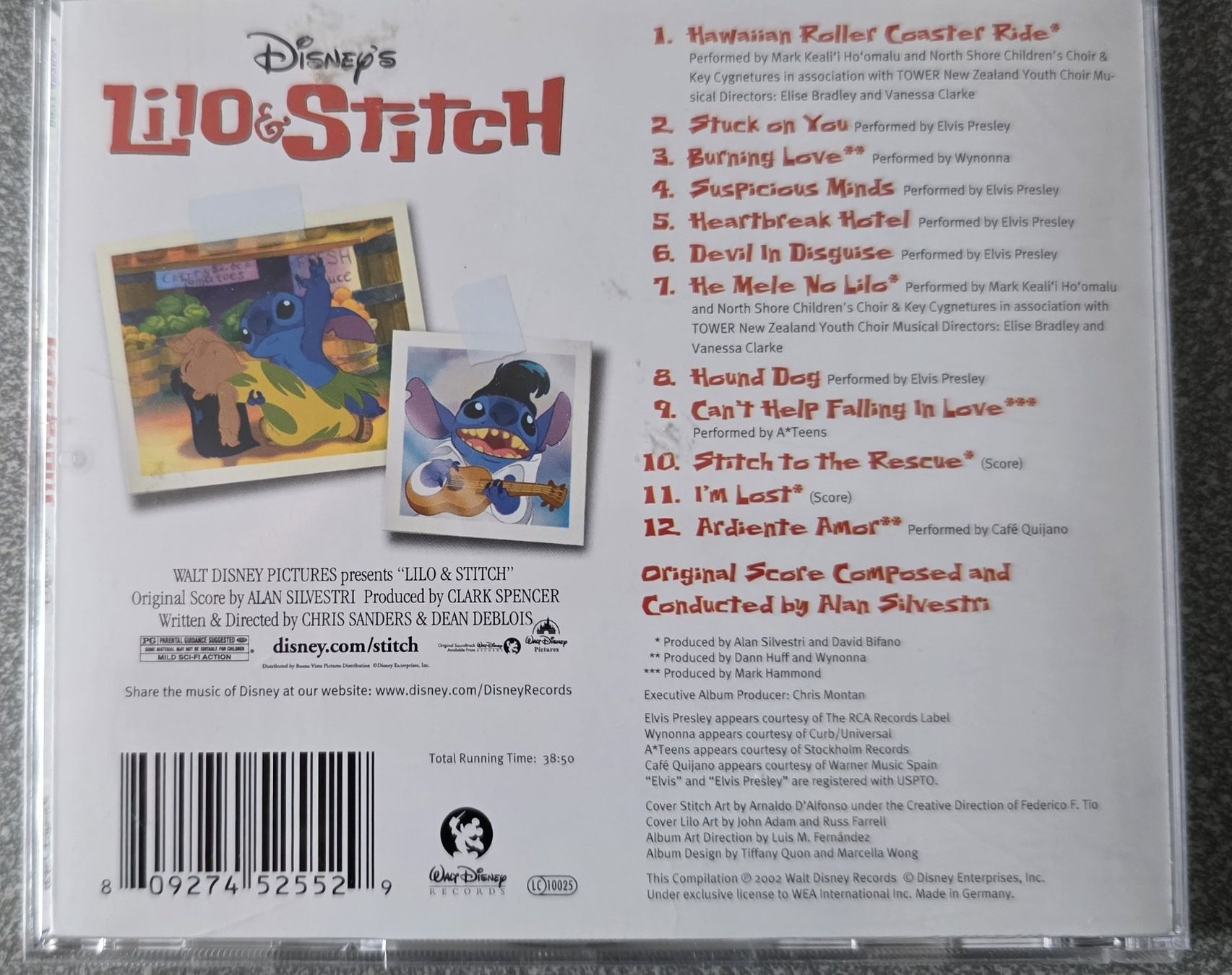 CD: Lilo & Stitch - Original Motion Picture Soundtrack CD – Usato da Oetwil am See venduto da fineli2 1