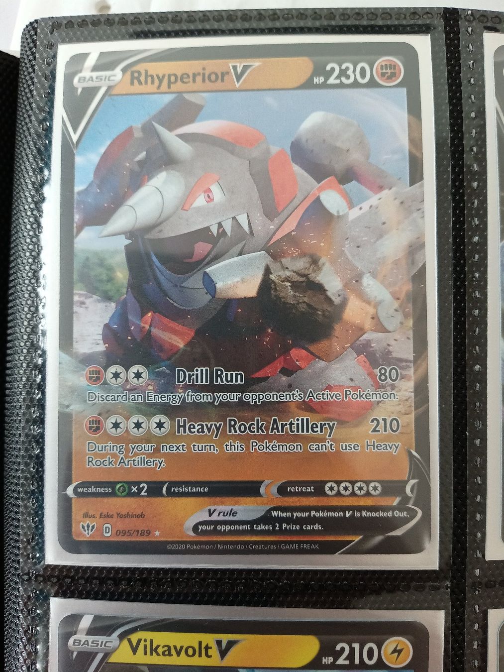 Pokémon Sammelbilder & Trading cards: Rhyperior V - Pokemon Englisch – Gebraucht aus Altstätten SG von GGsGameshop