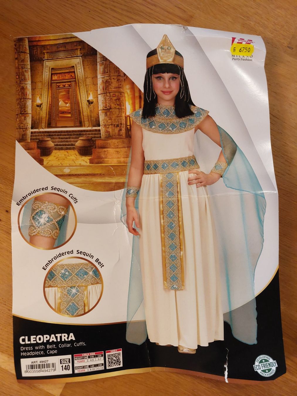 Costumi: Cleopatra-Kostüm – Usato da Ruswil venduto da hubakuck