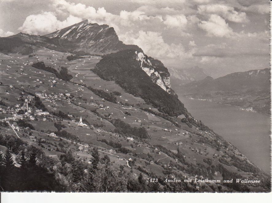 Cartoline postali: Amden 1955 – Usato da Bürglen TG venduto da StampGraf