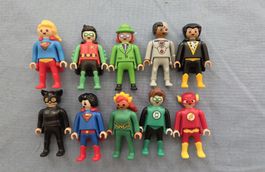 Ü-ei PLAYMOBIL Figuren 10er Set Superhelden