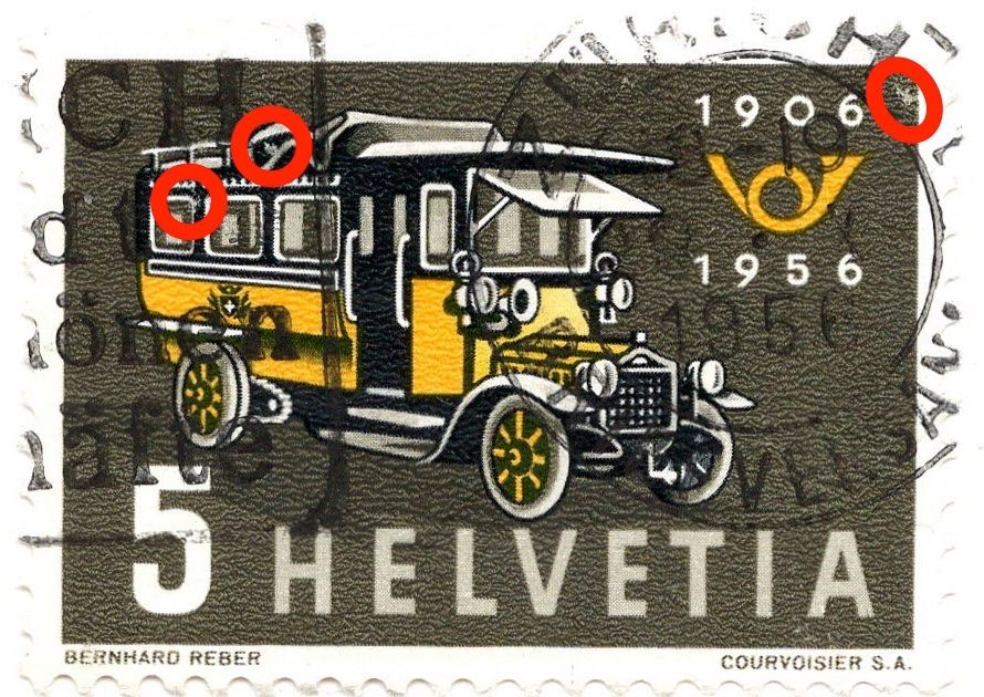 Tutti i francobolli: 081b CH 1956 Franc. propaganda/dif. – Usato da Breganzona venduto da dede46
