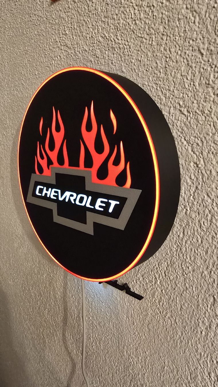 Tutte le decorazioni: Chevrolet Leuchtkasten – Nuovo (secondo la descrizione) da Winznau venduto da johny_wayne