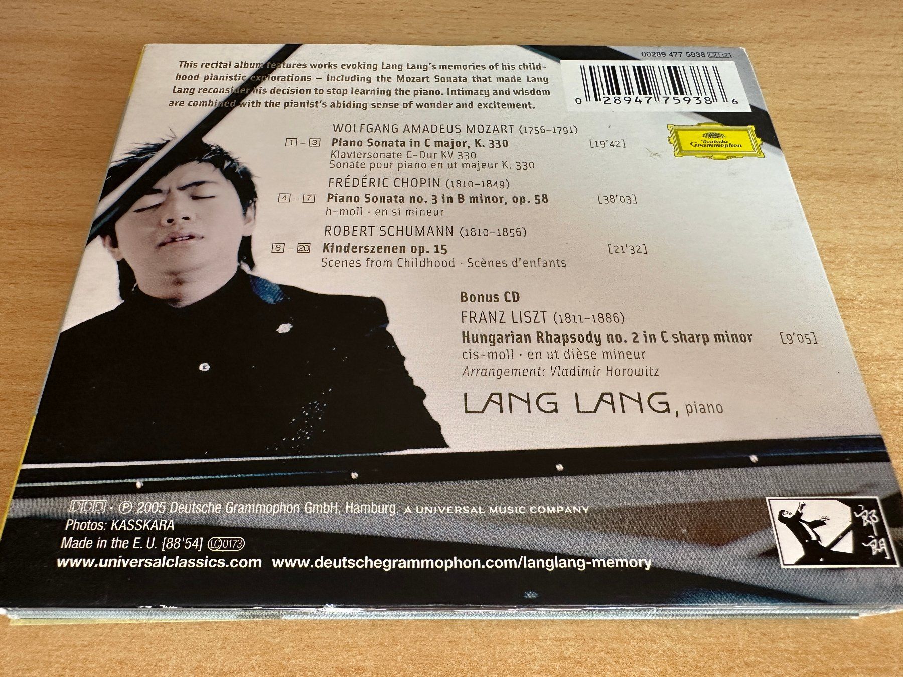 CD: Lang Lang – Memory - 2 CD - Signiert – Usato da Rikon im Tösstal venduto da Alpenmutz 1
