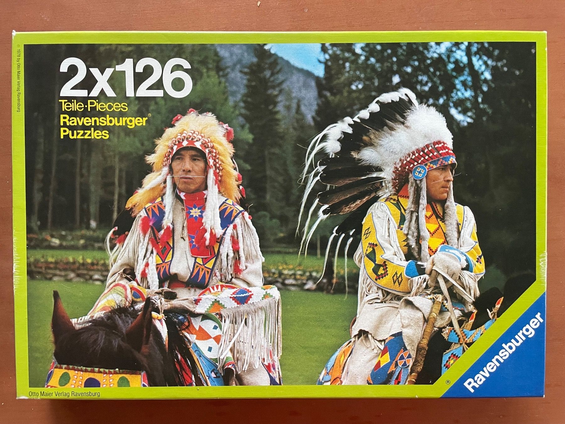 Ravensburger Puzzle: Ravensburger Indianer-Puzzles – Usato da Wald ZH venduto da Goeoenk