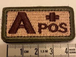 patch medic groupe sanguin brodé