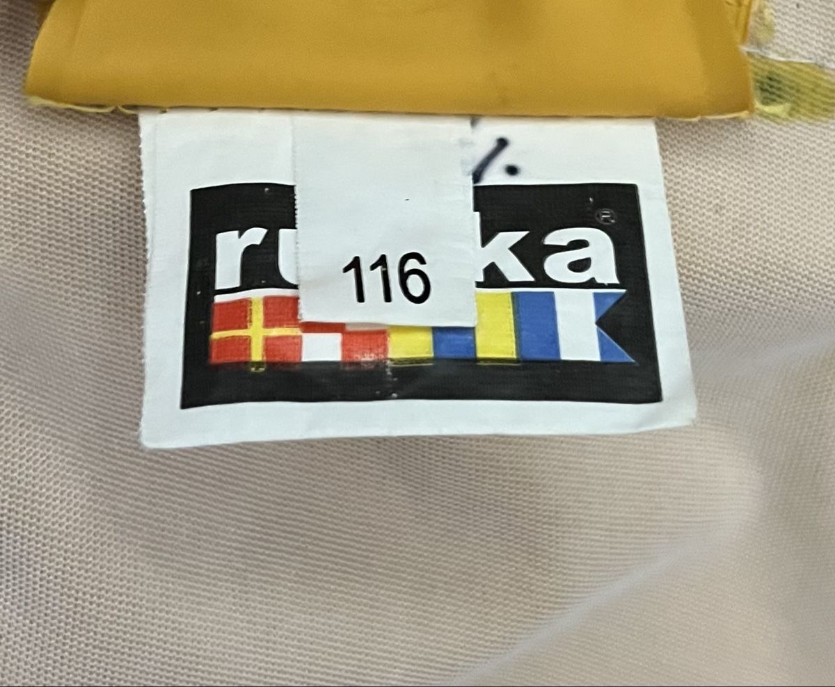 Rukka Giacche & Cappotti: Regenjacke Rukka Kinder Grösse 116 – Usato da Bern venduto da hispano74 2