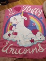 Kuscheldecke / Fleecedecke Einhorn, Fluffy