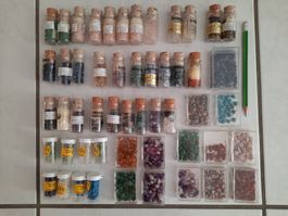 Grosse Sammlung diverse Mineralien-Halbedelsteine ca. 1.6kg