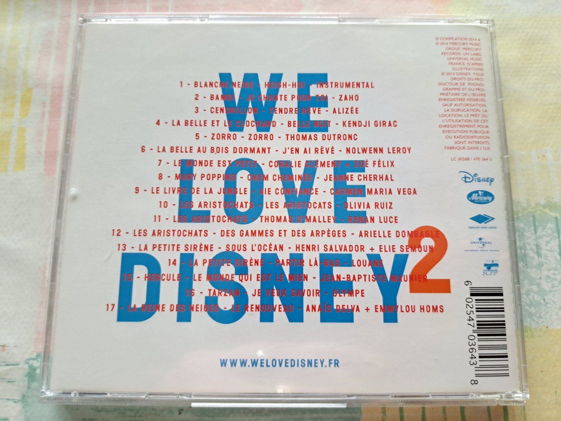 CDs: Cd We Love Disney 2 – Gebraucht aus Pully von bro_n52j 1
