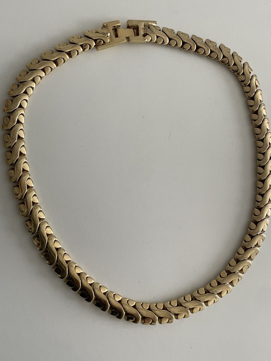 Ketten: Art Deco ancien collier serpent plaquer or   – Gebraucht aus Worben von benit.drn 5