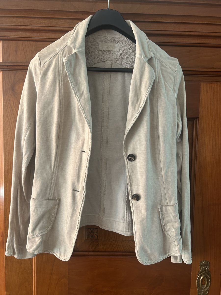 Giacche: Marc Cain  Baumwoll-Blazer, beige, Grösse 38 – Usato da Ostermundigen venduto da daca14 1