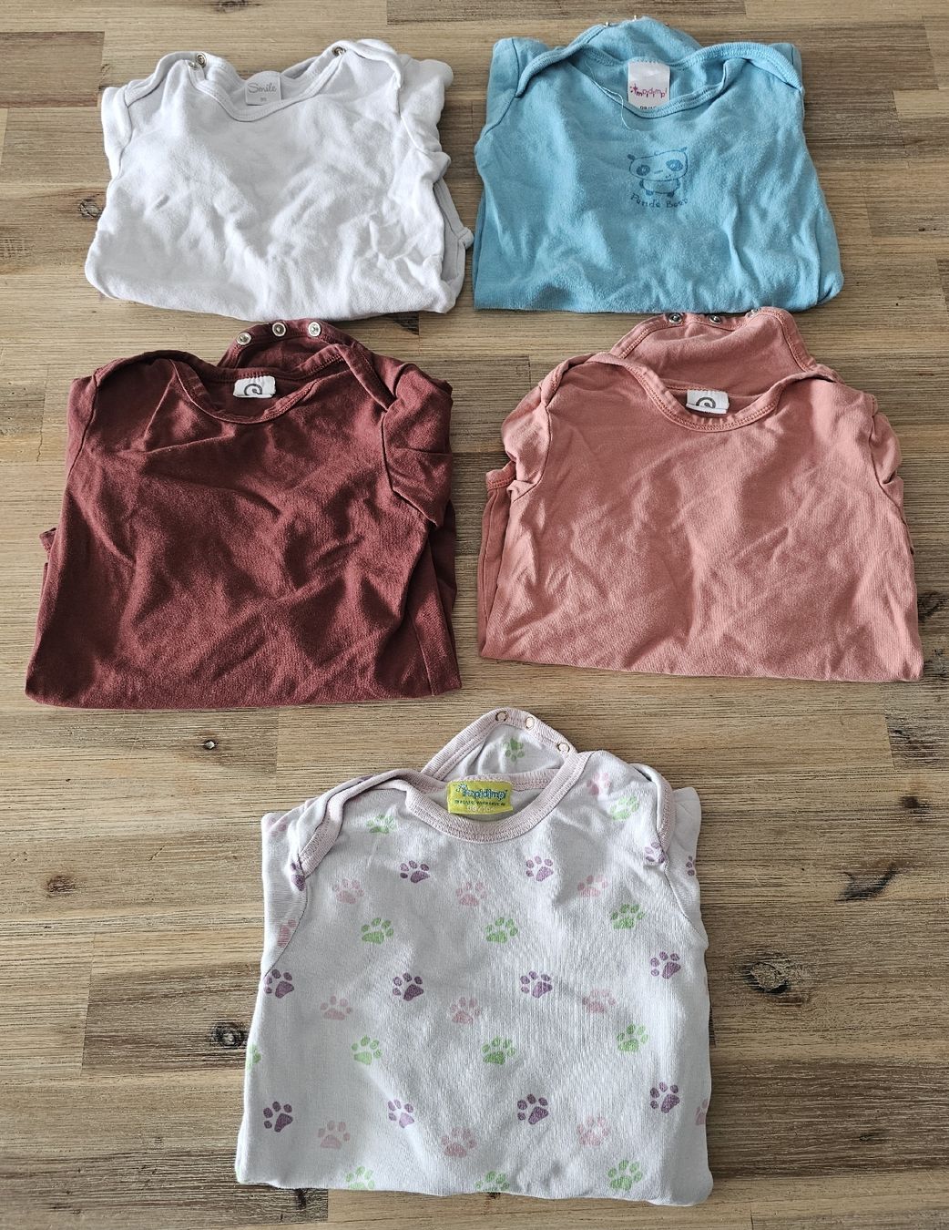 Sous-vêtements: 5 Langarm Bodys Gr. 98/104 – D'occasion à Basel par Sinibini86