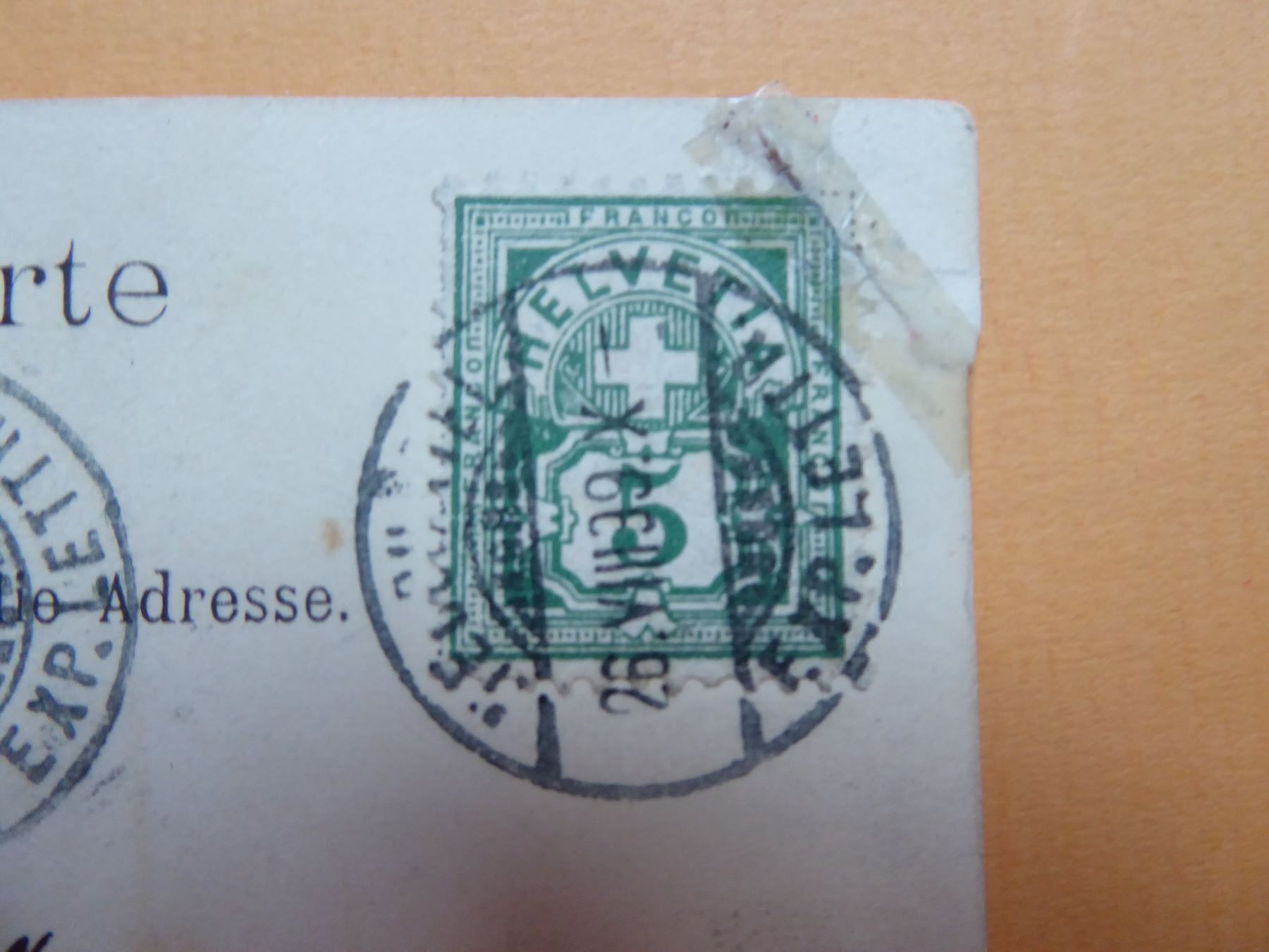 Cartoline postali: 1899 Souvenir de Neuchatel – Difettoso da Zürich venduto da Chaeffeler 2