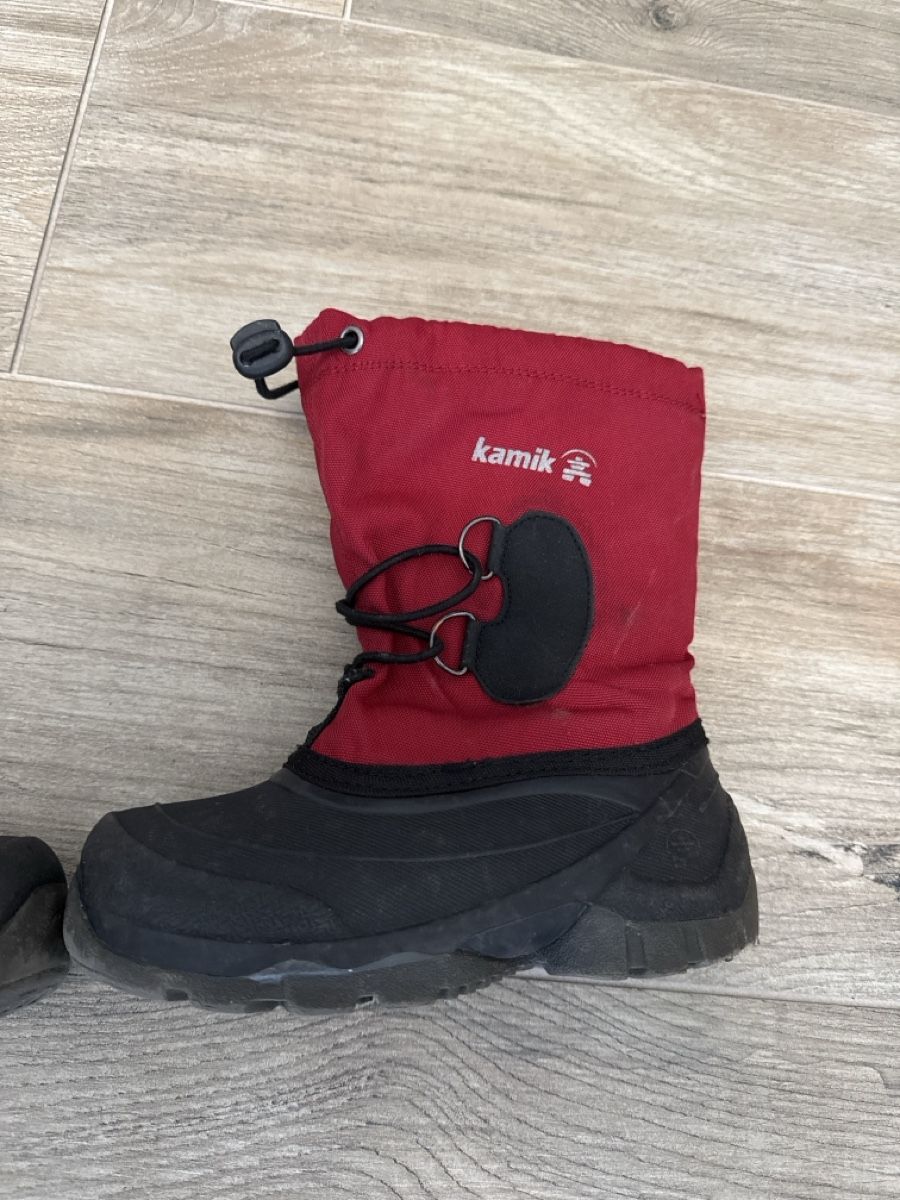 Kamik Scarpe per ragazzi: Kamik Winterstiefel, Grösse 30, Rot/Schwarz – Usato da Goldau venduto da AdrianSZ 2