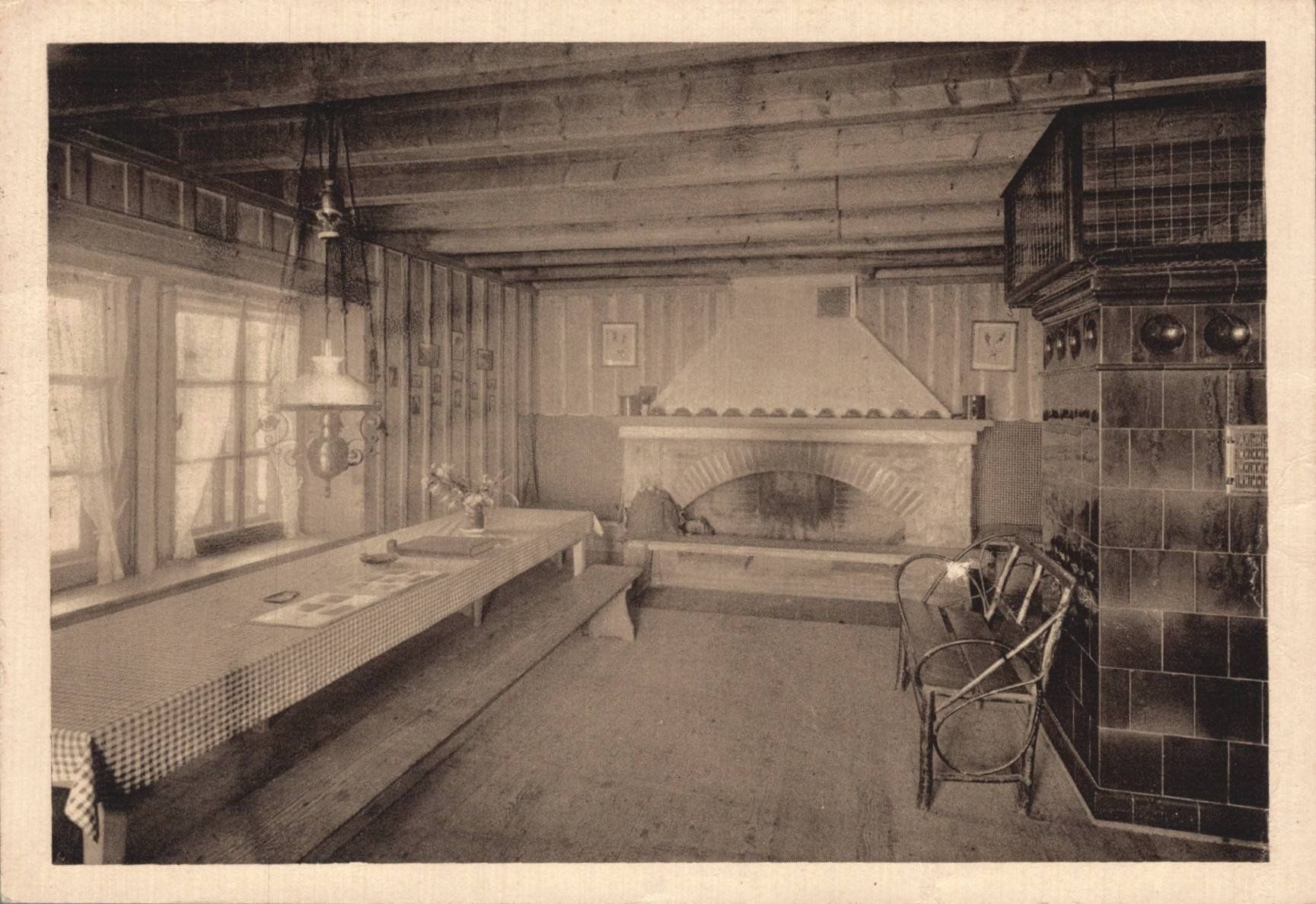 Cartoline postali: Alte Ansichtskarte Bergbeiz Cabane Perrenoud C.A.S. 1936 – Usato da Luzern venduto da Kartenansicht