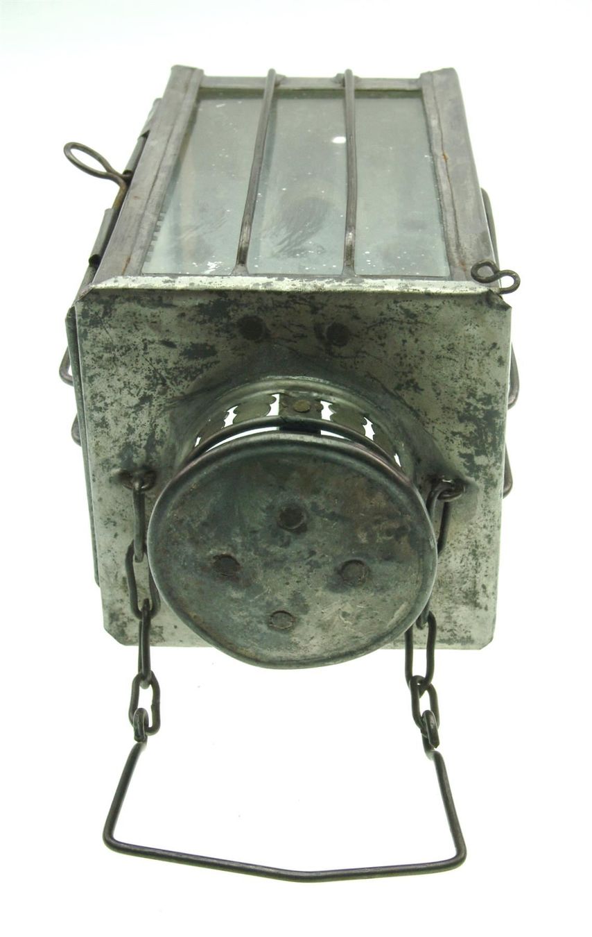 Schweizer Armee Lampen: Hand-Laterne - 4-eckig 1910 – Gebraucht aus Langenthal von Antik_Huesli 4