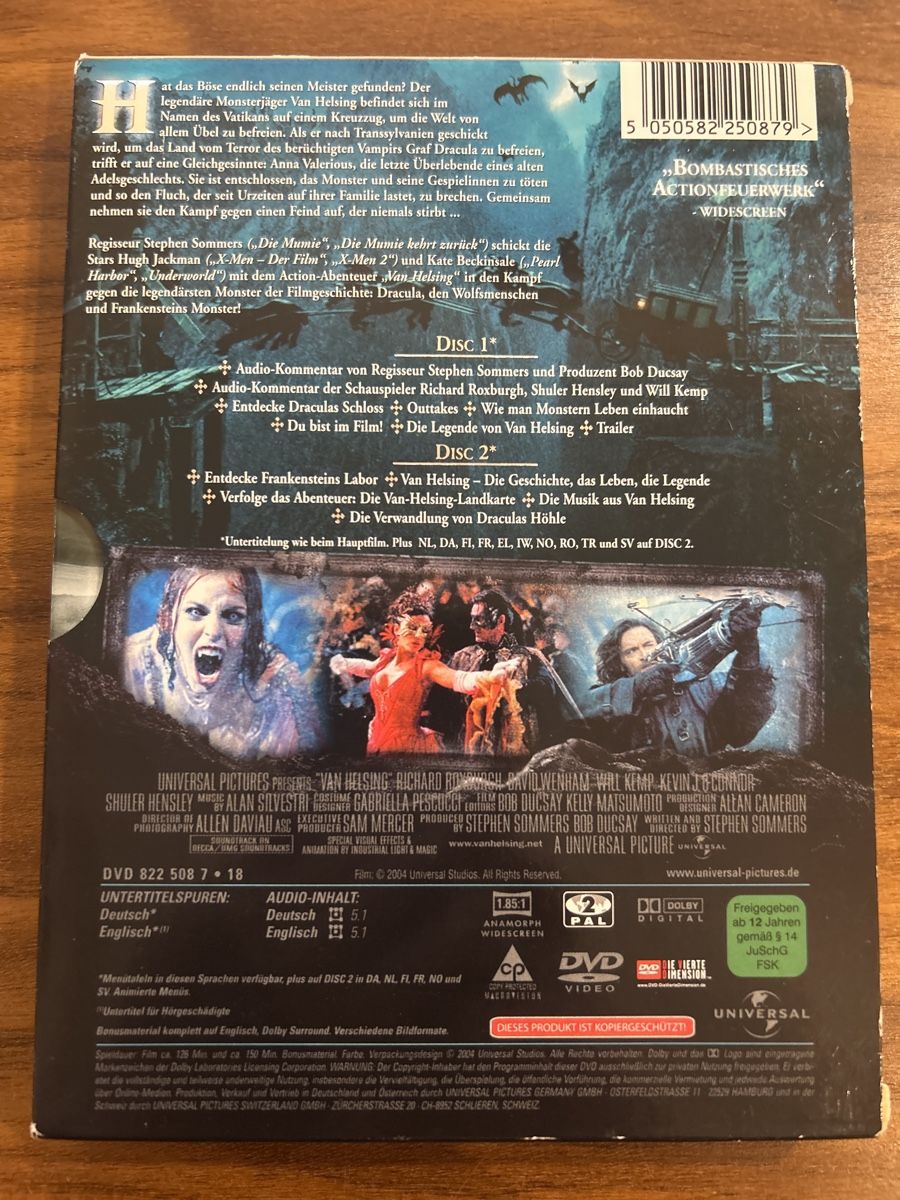 Tutti i DVDs: Van Helsing - Limited 2-Disc Collector's Edition - DVD – Usato da Herisau venduto da Victoria-Classic 1
