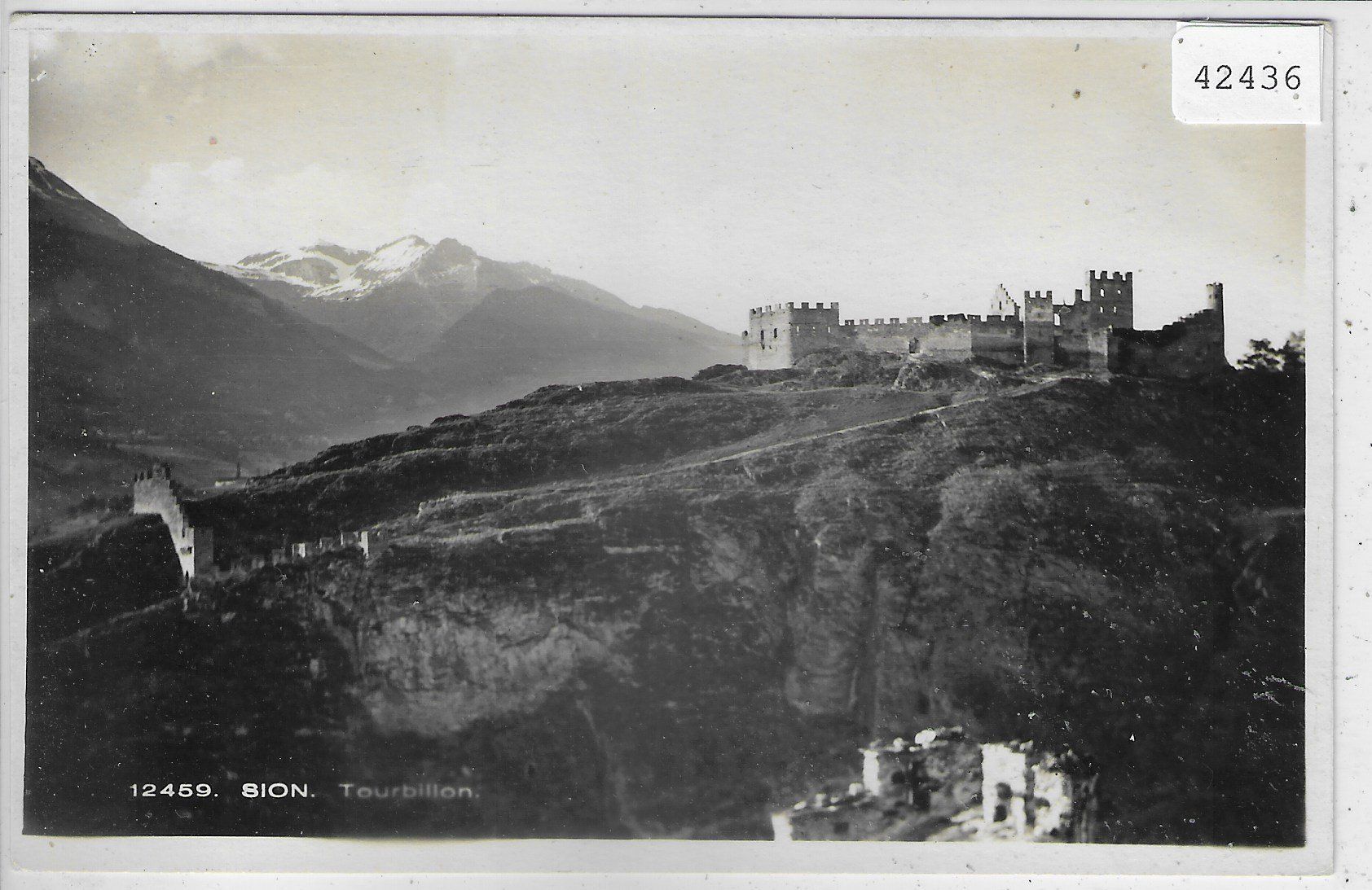 Cartoline postali: Sion - Tourbillon – Usato da Ettingen venduto da Kartenplanet