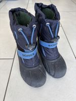 Sorel Winterschuhe Kinder Gr. 29 blau wasserdicht warm