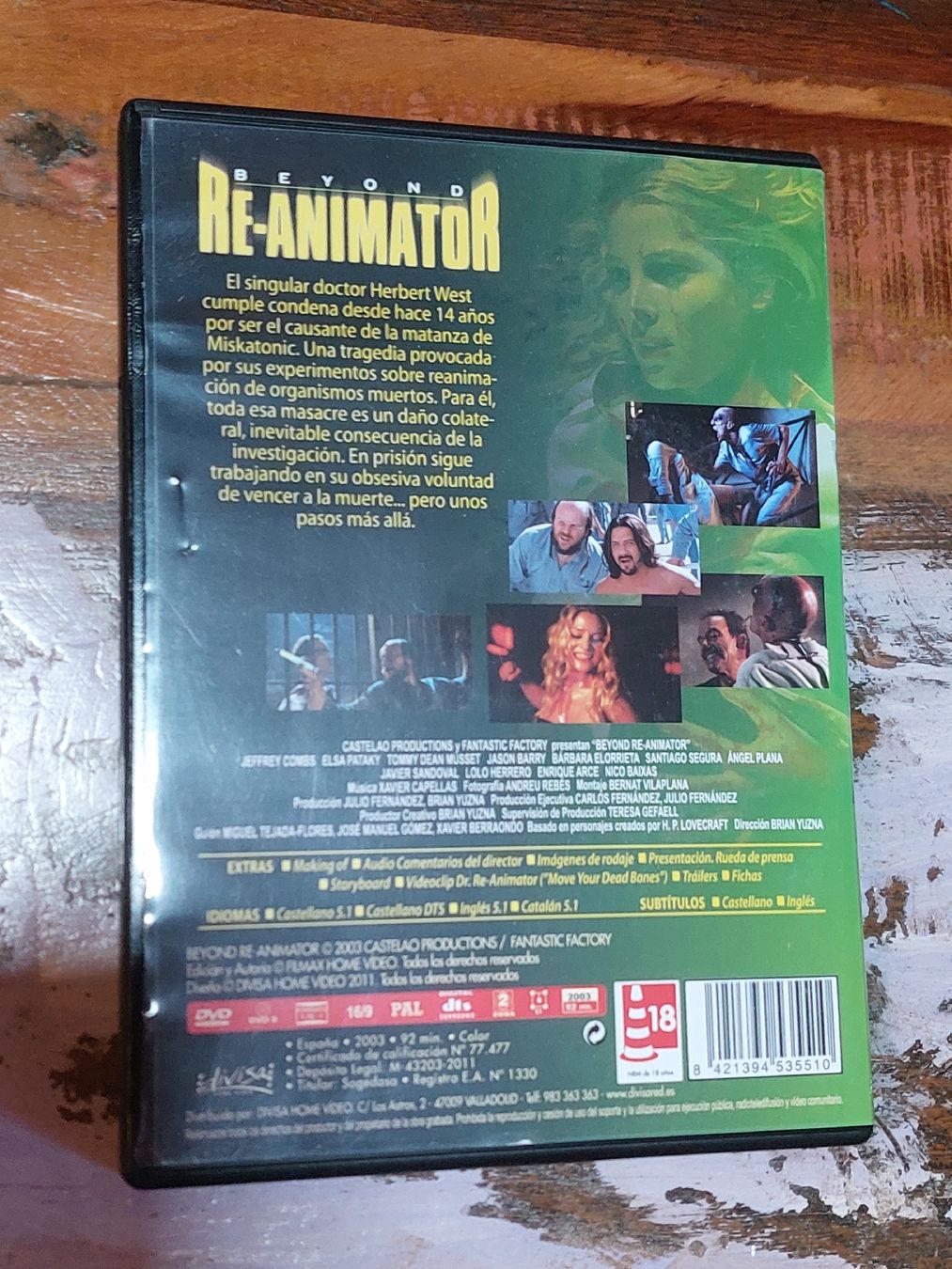 Tutti i DVDs: Beyond Re-Animator, DVD Englisch / Spanisch – Usato da Winterthur venduto da Belzarek 1