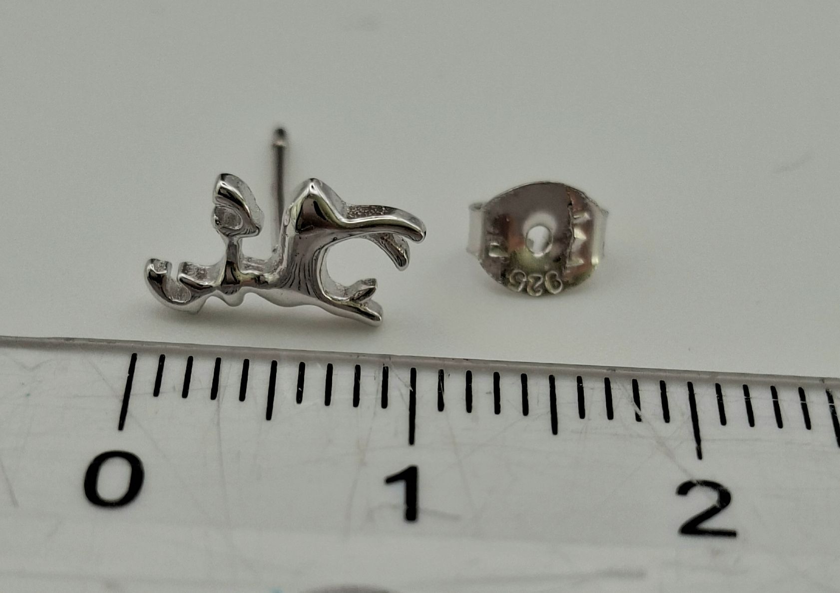Orecchini pendenti & Orecchini a lobo: Ohrstecker Hirsch 925 Silber  – Nuovo e nell'imballaggio originale da Kriens venduto da Wolly85 1