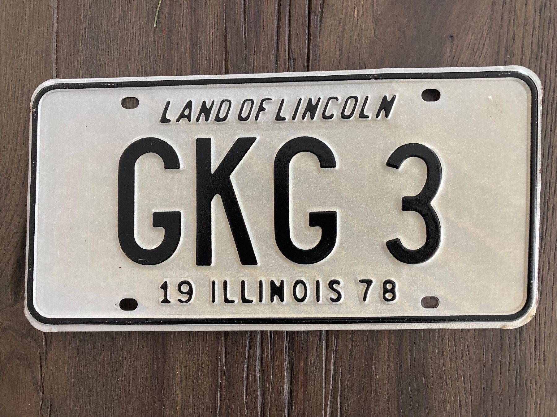 Insegne: Nummernschild Illinois – Usato da Oensingen venduto da Heineken-Joe