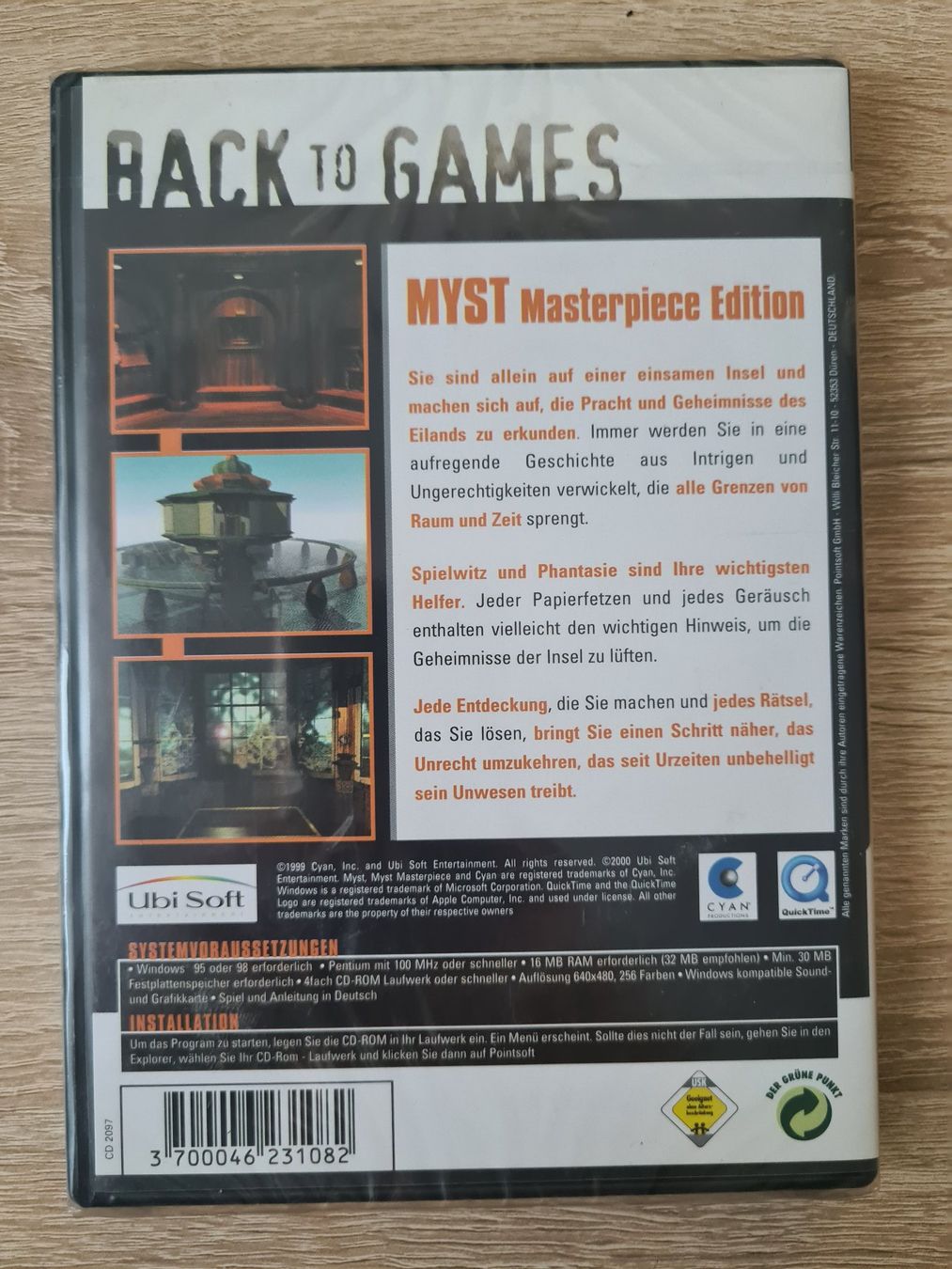 Giochi: MYST - PC - NEW – Nuovo e nell'imballaggio originale da Carouge GE venduto da Franllo 1